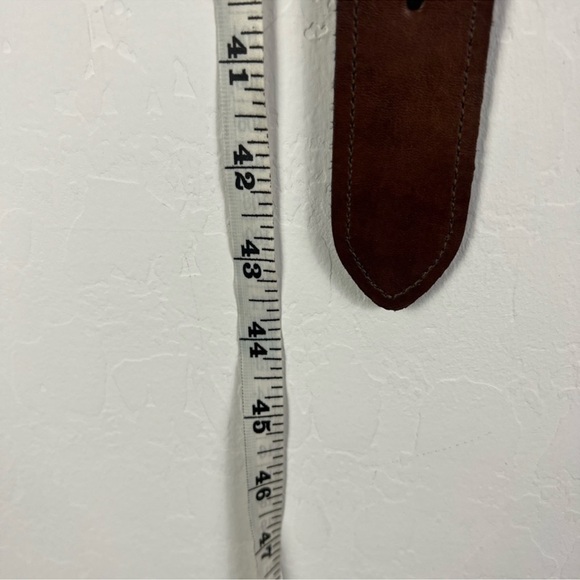 Nautical Flags Motif Leather Tab Belt - Picture 7 of 10